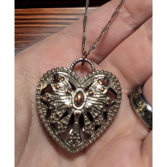 Charming Charlie Puffed Heart Pearl Necklace - Picture 13 of 13